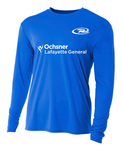 A4 Cajun Rush Practice Tee LS Cajun Soccer Club Royal Mens Extra Large - Third Coast Soccer