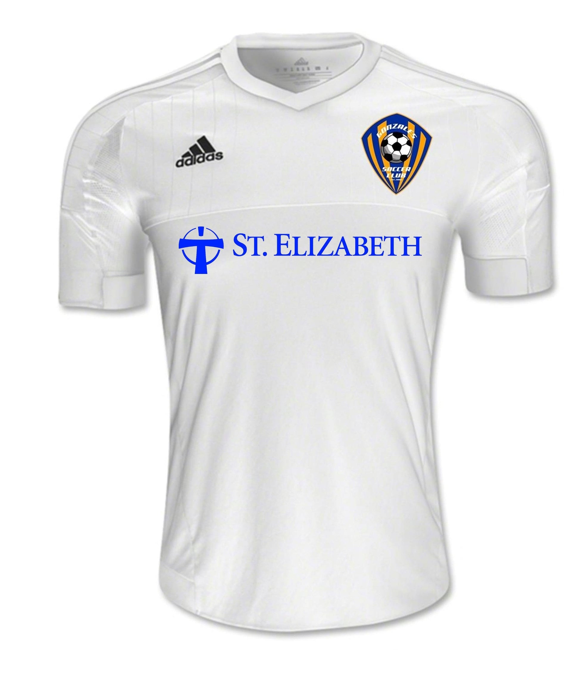 adidas GSC Men's Tiro 15 Jersey - White Jerseys White Small - Third Coast Soccer