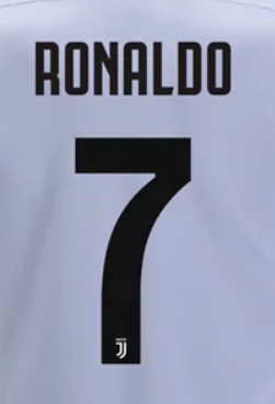 Juventus Name And Number Set 2 Replica Hero Printing Home Ronaldo 7 - Third Coast Soccer