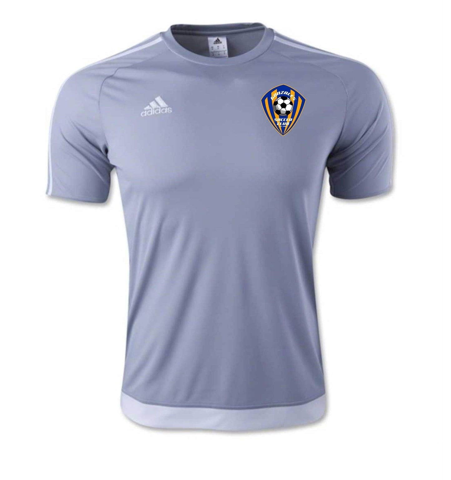 adidas GSC Adult Estro 15 Jersey - Grey Jerseys Light Grey Small - Third Coast Soccer