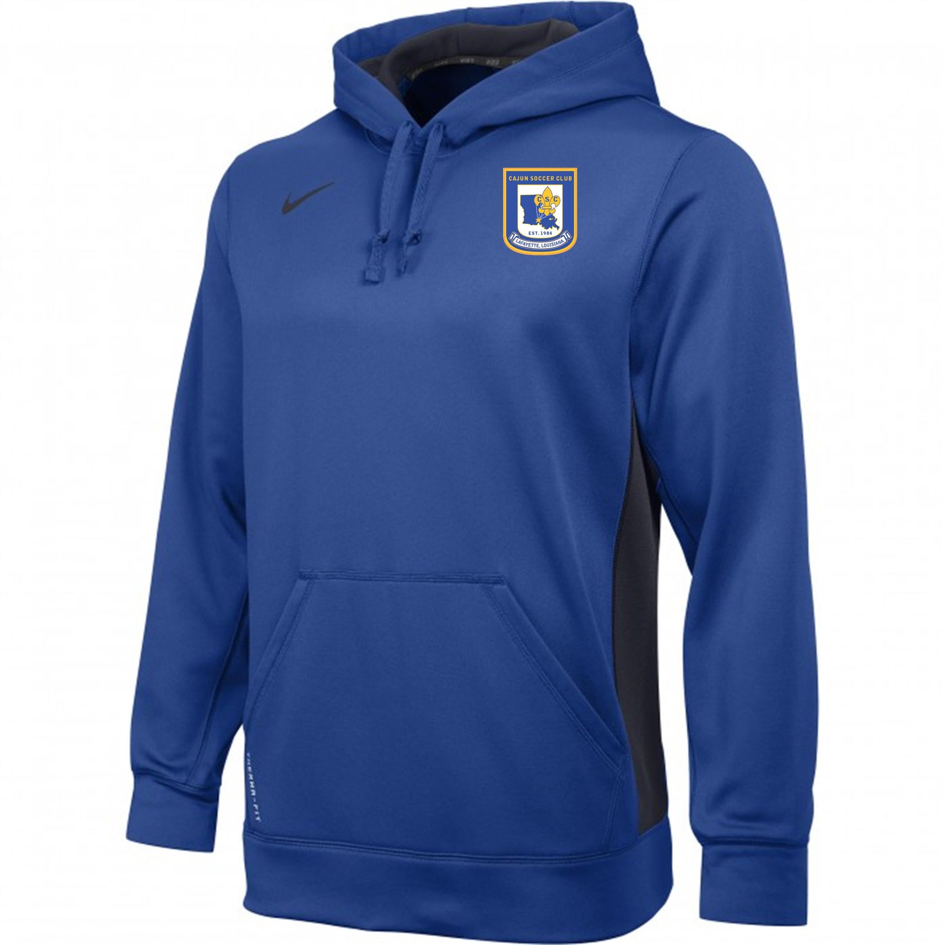 Nike CSC Team Ko Hoody Cajun Soccer Club Royal/Anthracite Mens X-Large - Third Coast Soccer