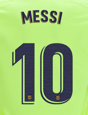 BARCELONA NAME AND NUMBER SET Replica Hero Printing Youth Coutinho 14 - Third Coast Soccer