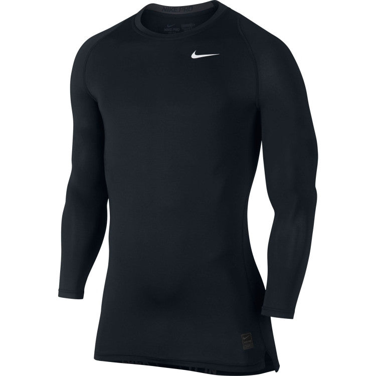 Nike Pro Cool Compression Long Sleeve Top Training Wear Black/Cool Grey Mens Large - Third Coast Soccer