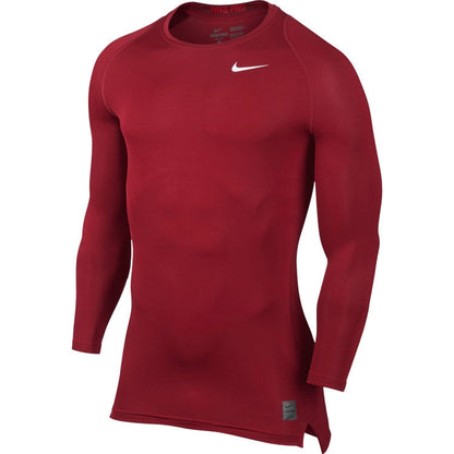 Nike Pro Cool Compression Long Sleeve Top Training Wear University Red/Cool Grey Mens X-Large - Third Coast Soccer