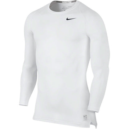 Nike Pro Cool Compression Long Sleeve Top Training Wear White/Cool Grey Mens Medium - Third Coast Soccer