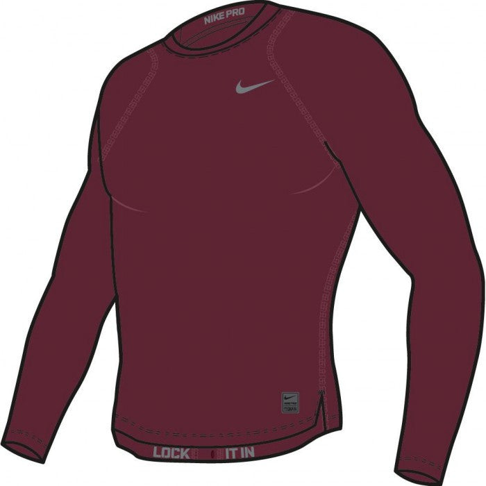 Nike Pro Cool Compression Long Sleeve Top Training Wear   - Third Coast Soccer
