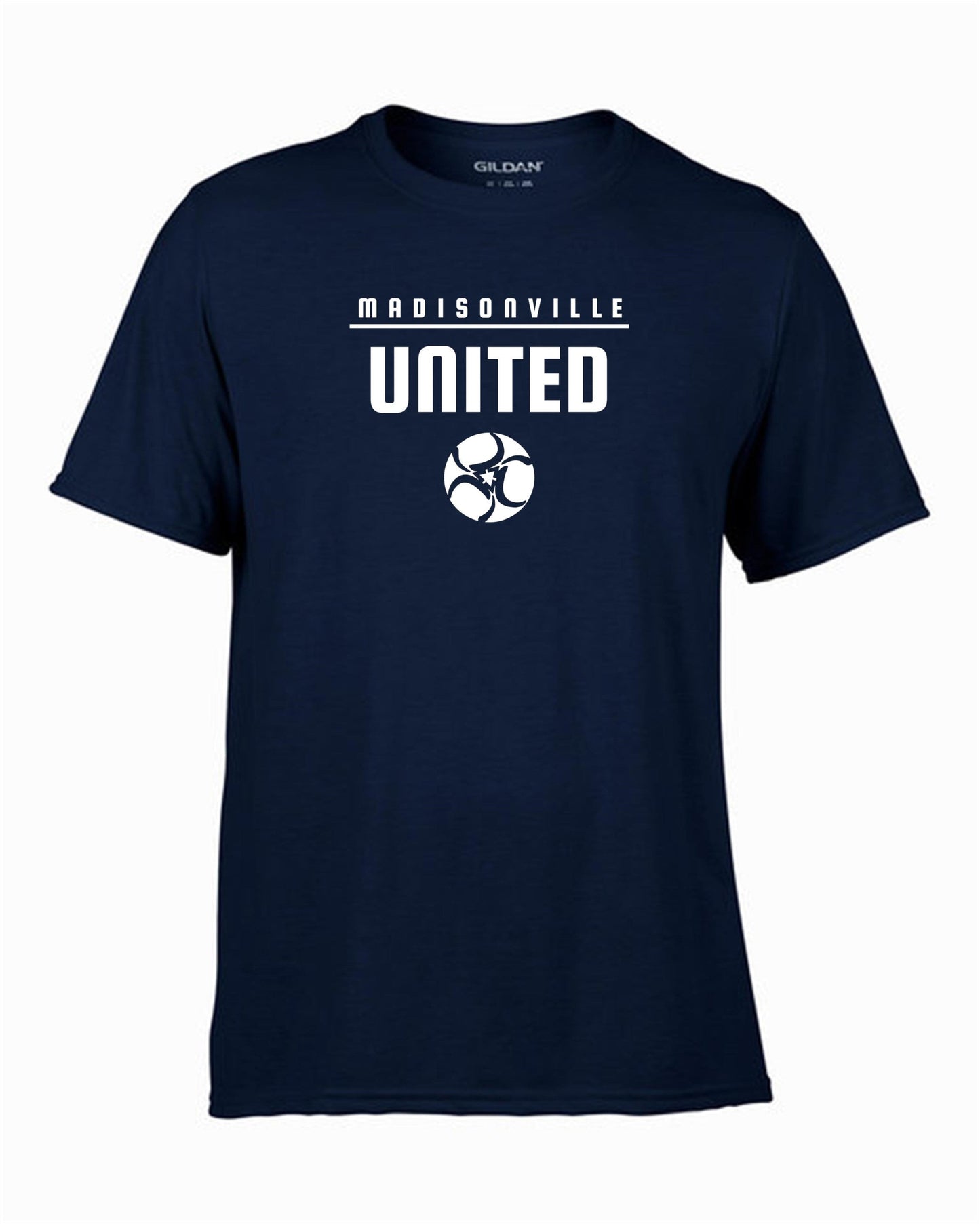 Madisonville United Short-Sleeve T-Shirt Madisonville United Spiritwear Mens 2Xl Navy - Third Coast Soccer