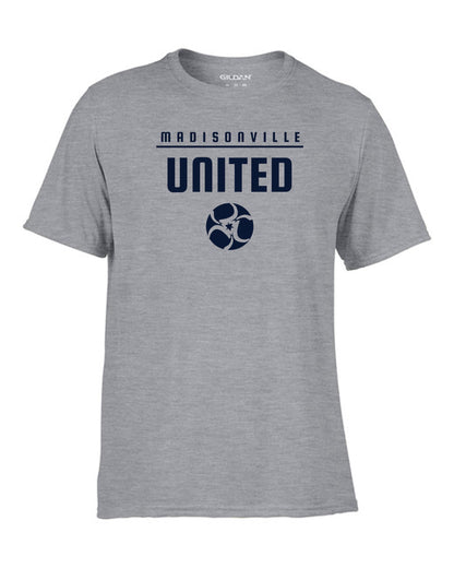 Madisonville United Short-Sleeve T-Shirt Madisonville United Spiritwear Youth Extra Large Sport Grey - Third Coast Soccer
