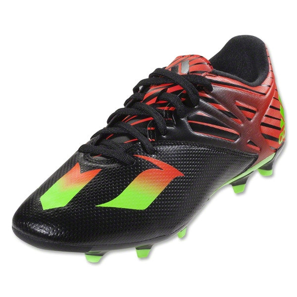 adidas Messi 15.3 Fg/Ag - Black/Solar Green/Solar Red Mens Firm Ground 8.5 Black/Solargreen/Solarred - Third Coast Soccer