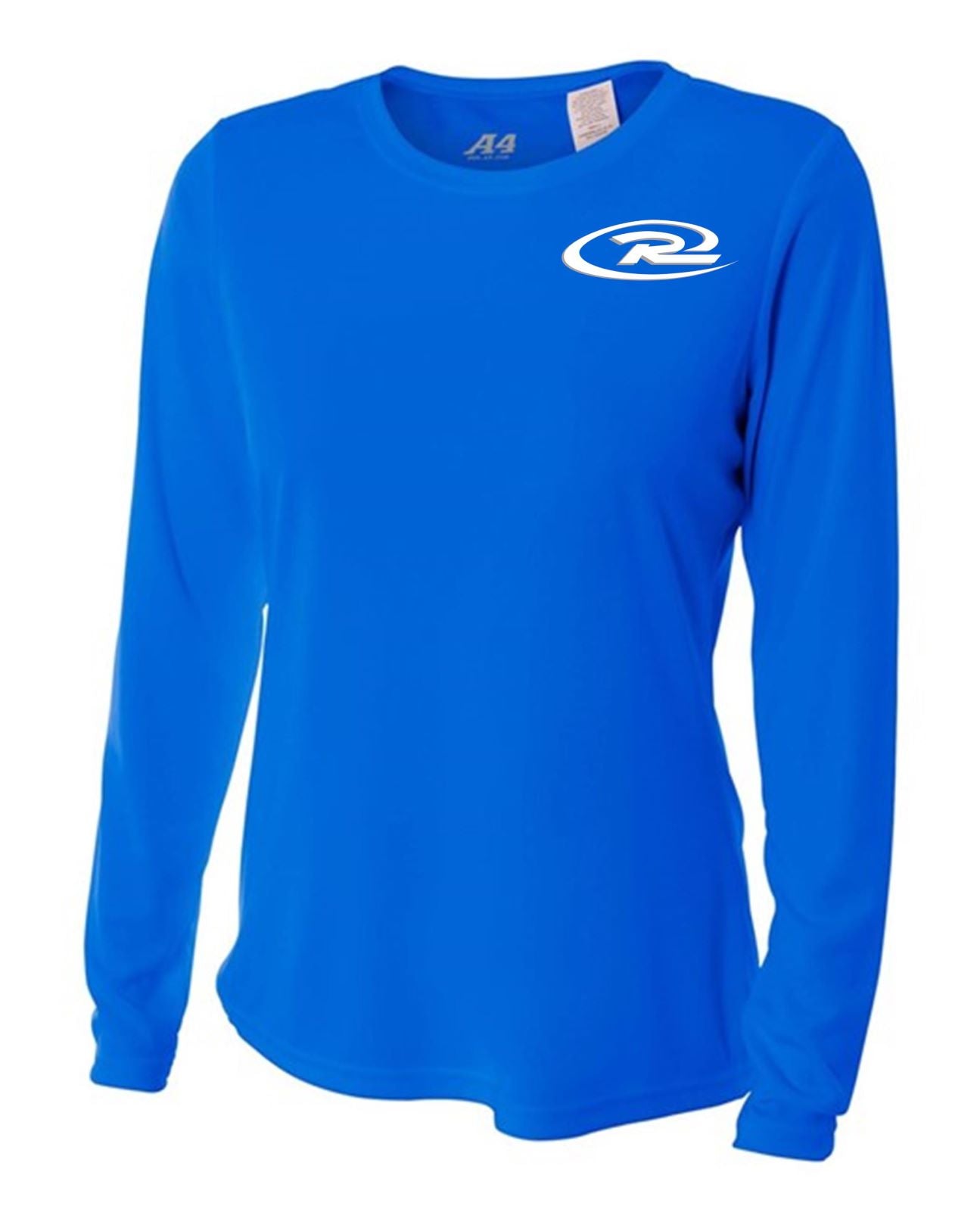 A4 Cajun Rush Women's Practice Tee LS Training Wear Royal Womens Extra Large - Third Coast Soccer