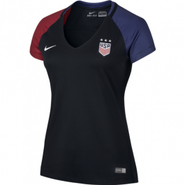 Nike Women'S Uswnt 2016 Away Stadium Jersey International Replica Black/Game Royal/Challenge Red Womens Medium - Third Coast Soccer
