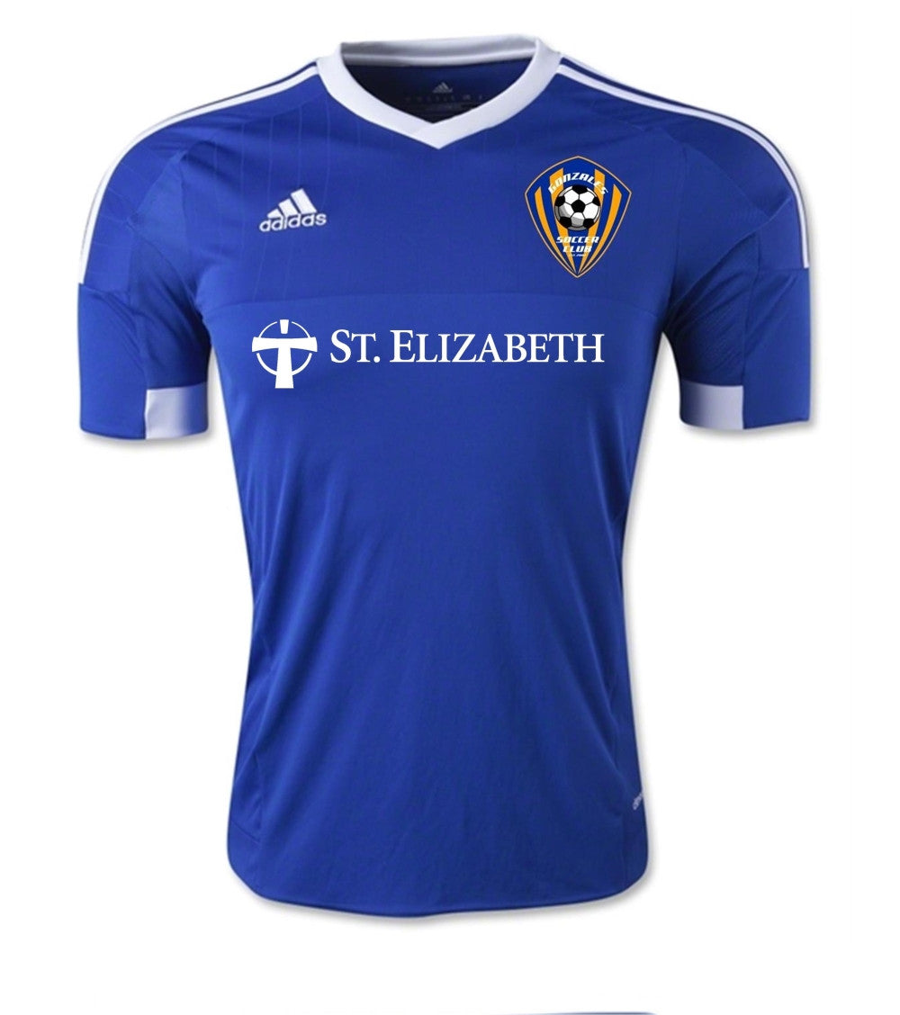 adidas GSC Men's Tiro 15 Jersey - Royal Jerseys Bold Blue Xxlarge - Third Coast Soccer