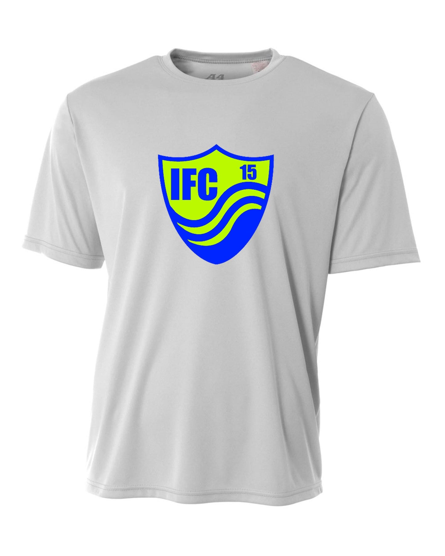A4 IFC Youth Training Jersey Training Wear Silver Youth Medium - Third Coast Soccer