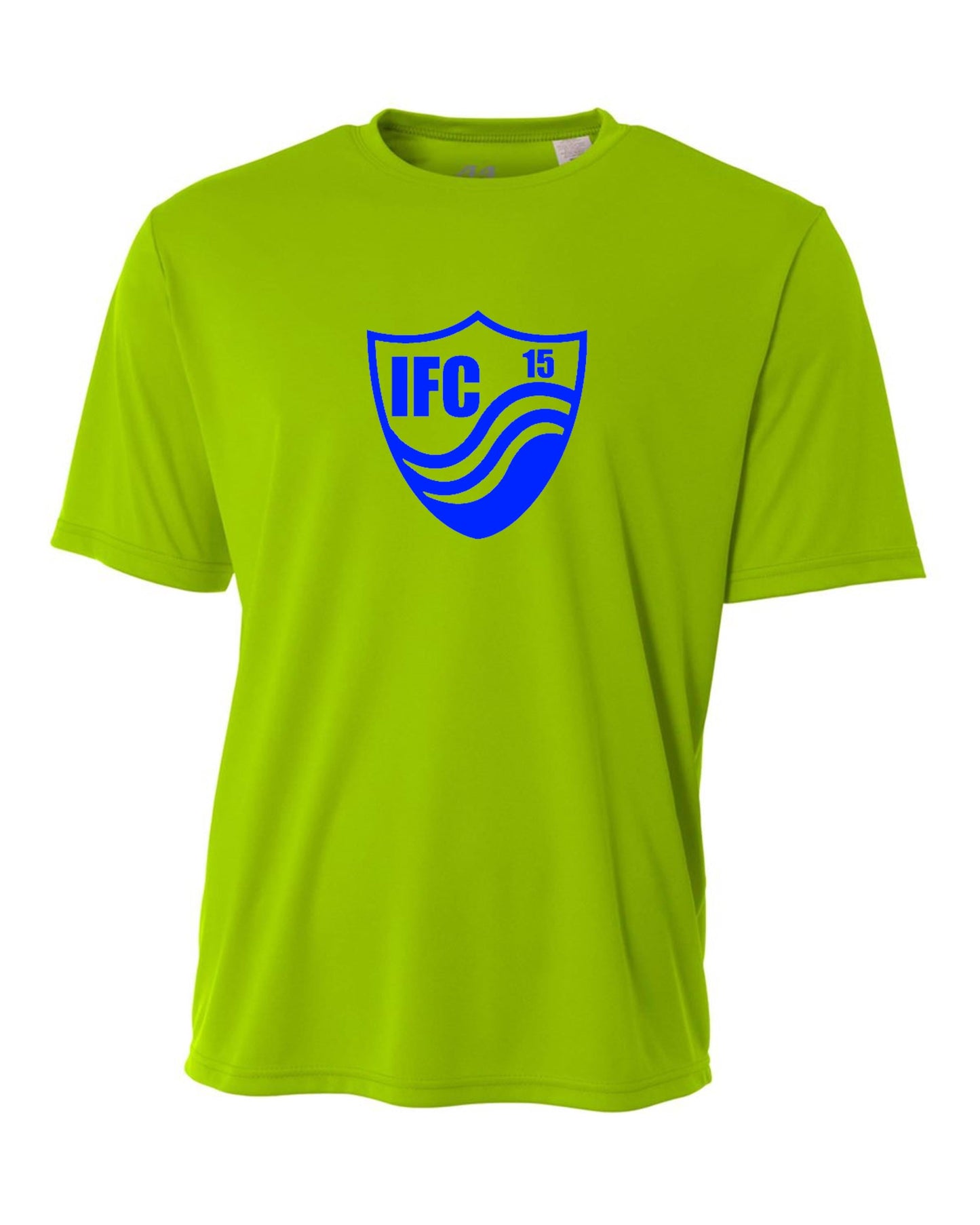 A4 IFC Youth Training Jersey Training Wear Lime Youth Medium - Third Coast Soccer