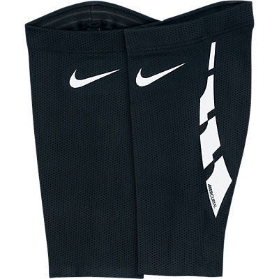 Nike Guard Lock Sleeves Shinguard Accessories Black/White Medium - Third Coast Soccer