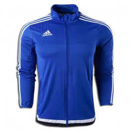 Adidas Youth Tiro 15 Training Jacket - Bold Blue/White/Black Jackets Small Bold Blue/White/Blac - Third Coast Soccer