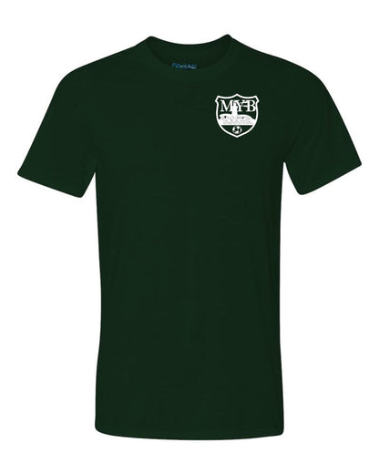 MYB SS T-shirt - Dark Green or Sport Grey Training Wear Youth Large Forest Green - Third Coast Soccer
