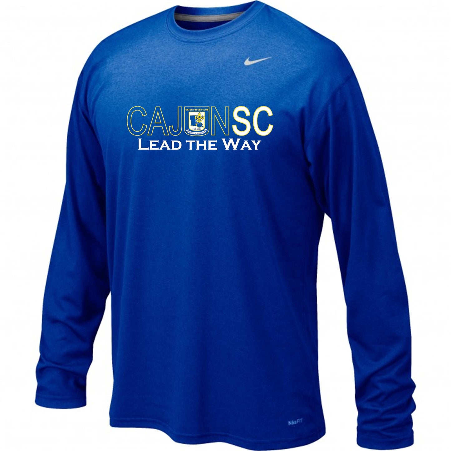 Nike CSC Lead The Way Legend LS Poly Top Training Wear Royal Mens 4Xl - Third Coast Soccer