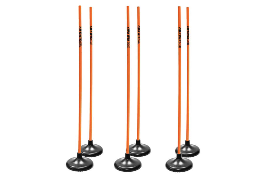 Kwikgoal Premier Coaching Sticks - Hi-Vis Orange Coaching Accessories   - Third Coast Soccer