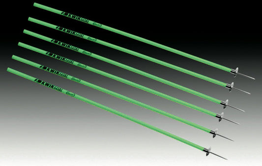 Kwik Goal Coaching Sticks 2 Go - Hi Vis Green Coaching Accessories Green Set 6 - Third Coast Soccer