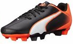 Puma Adreno Fg Jr Youth Firm Ground Black/White/Lava 1 - Third Coast Soccer