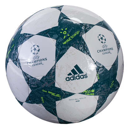adidas Finale 16 Mini Ball - White/Vapor Steel/Tech Green Balls White/Vapoursteel/Techgreen 1 - Third Coast Soccer