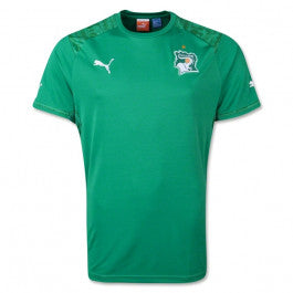 Puma Ivory Coast Away Jersey 14/15 International Replica Pepper Green Large - Third Coast Soccer