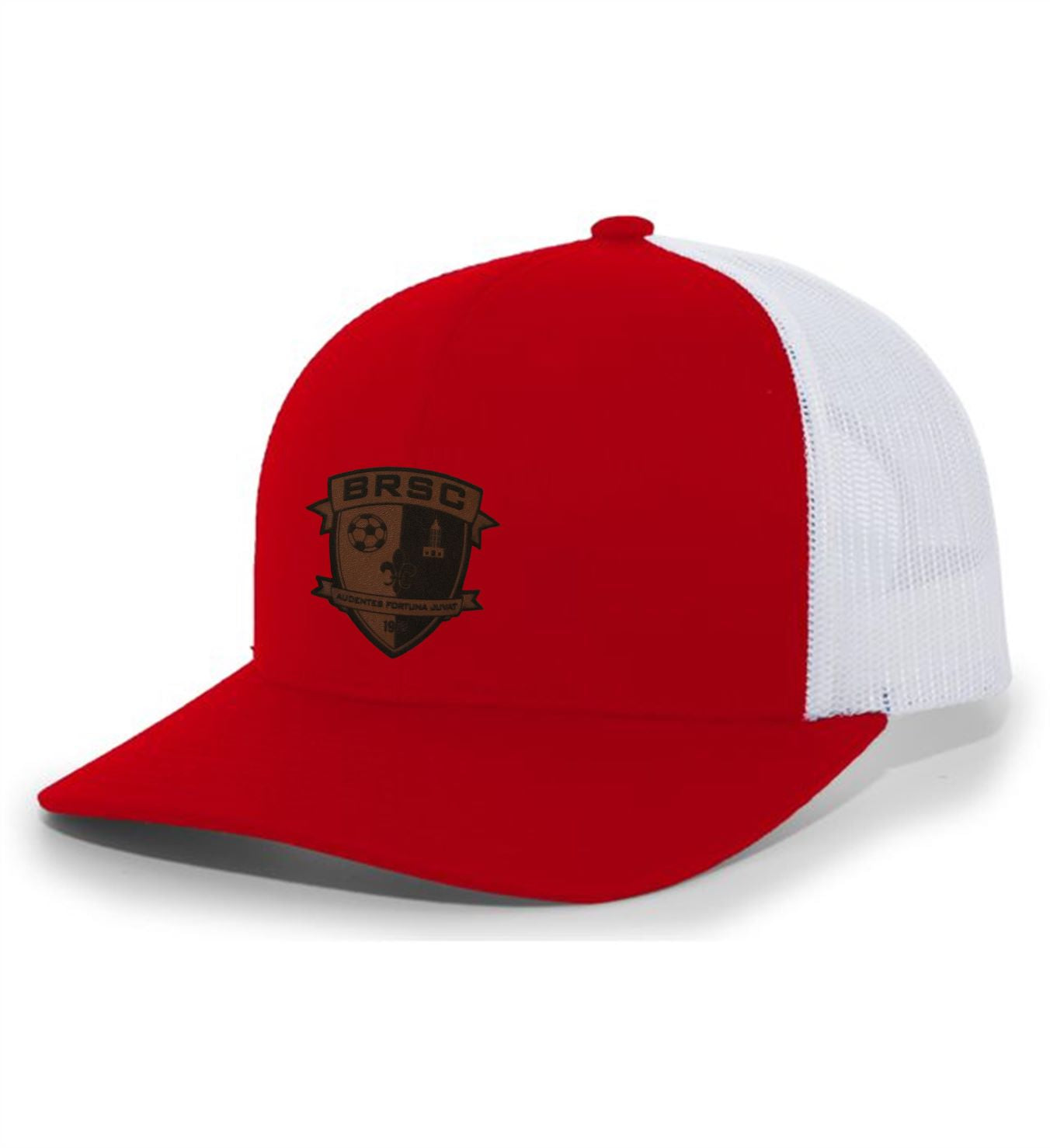 TCS BRSC Trucker Hat - Leather or Full Color Patch BRSC Spiritwear Black/White Full Color Patch - Third Coast Soccer