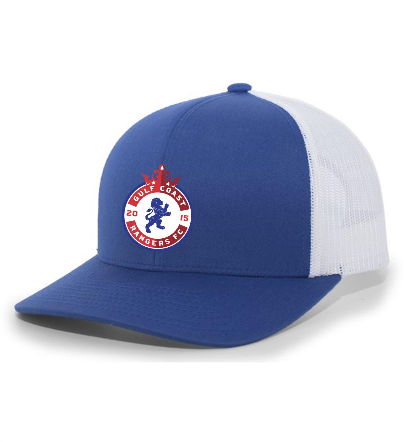 Tcs Rangers Trucker Hat Rangers Spiritwear White/White Full Color Patch - Third Coast Soccer