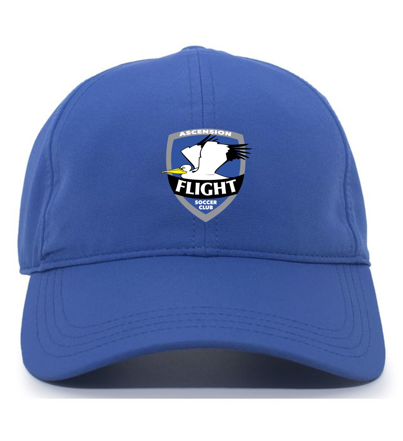 TCS AFSC Adjustable Cap Ascension Flight Soccer Club Royal Full Color Patch - Third Coast Soccer