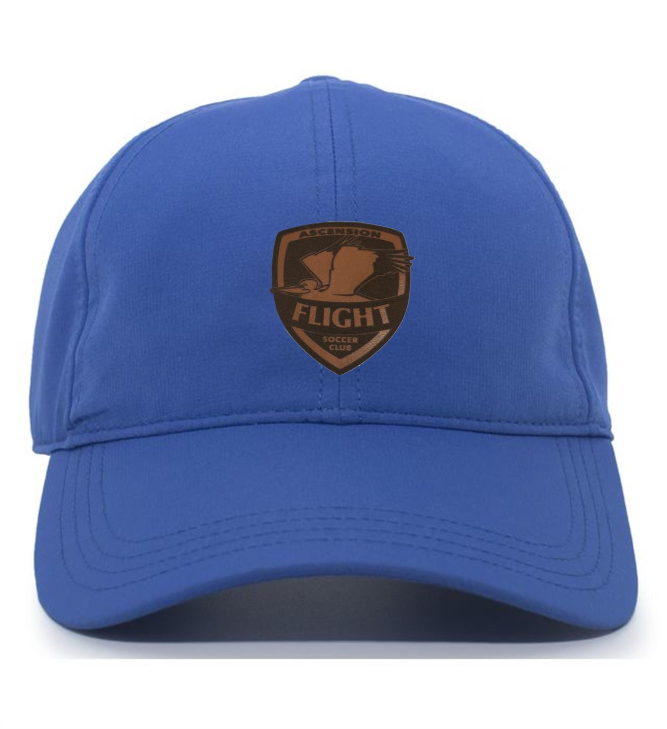 TCS AFSC Adjustable Cap Ascension Flight Soccer Club Royal Leather Patch - Third Coast Soccer