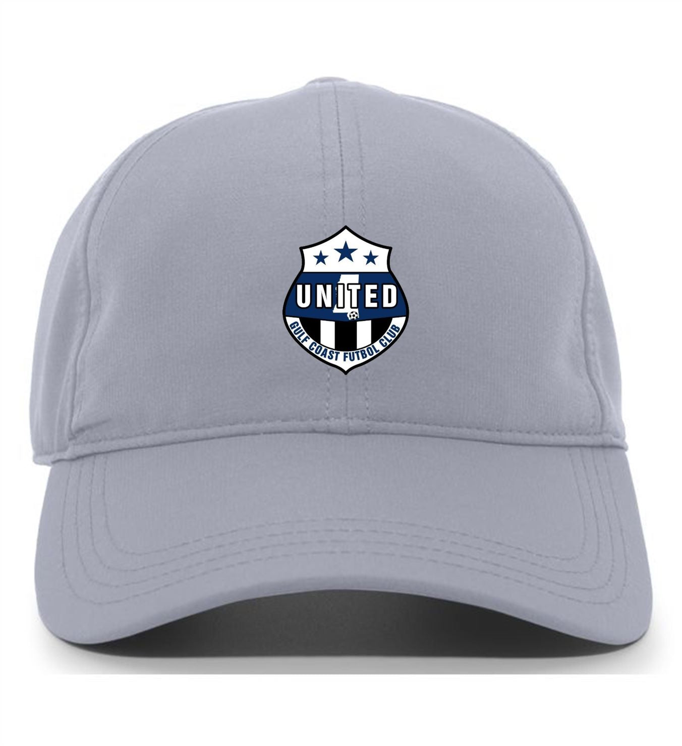 TCS GCU Adjustable Cap Gulf Coast United Spiritwear Silver Full Color Patch - Third Coast Soccer