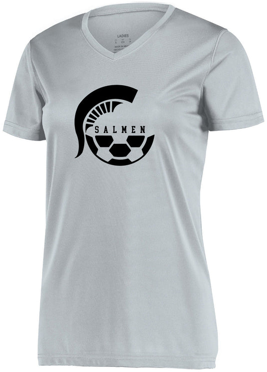 Augusta Salmen Women's SS Practice Jersey - Grey Salmen 23 Womens Small  - Third Coast Soccer