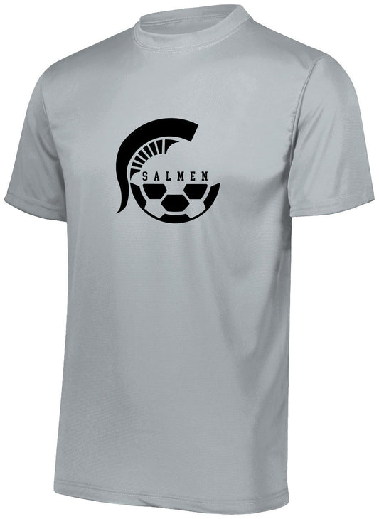 Augusta Salmen Men's SS Practice Jersey - Grey Salmen 23 Mens Small  - Third Coast Soccer