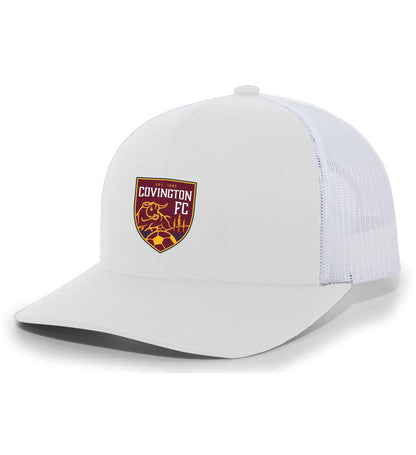 TCS CYSA TRUCKER HAT CYSA Spiritwear White/White Full Color Patch - Third Coast Soccer