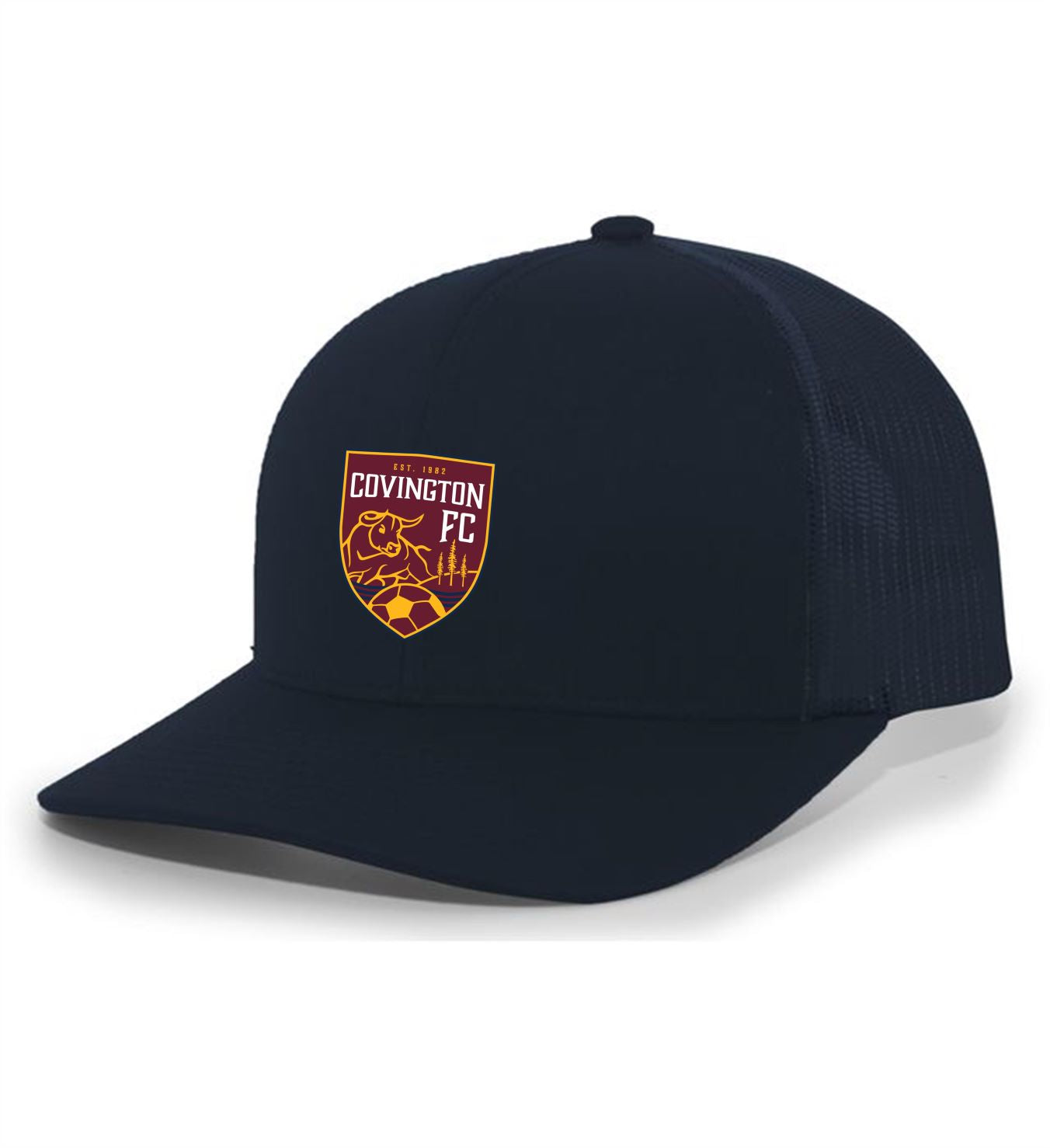 TCS CYSA TRUCKER HAT CYSA Spiritwear Navy/Navy Full Color Patch - Third Coast Soccer