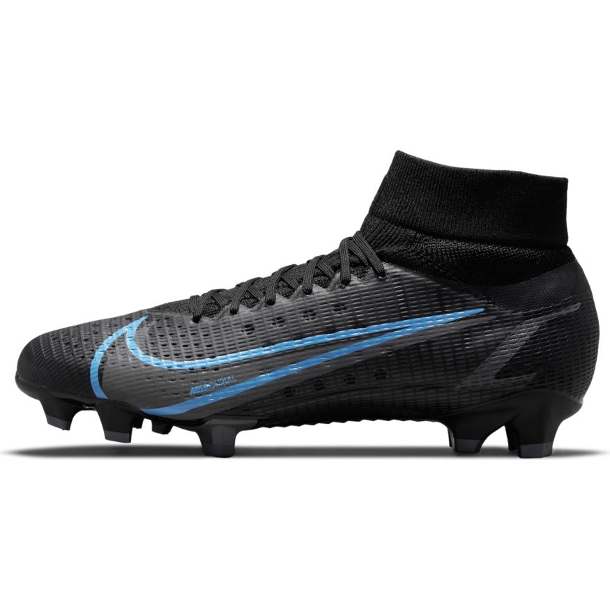 Nike Mercurial Superfly 8 Pro FG - Black/Iron Grey Mens Footwear Mens 6.5 Black/Iron Grey - Third Coast Soccer