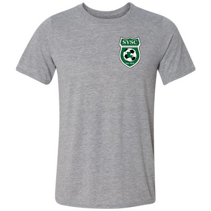 SYSC S/S Tee - Black - Sport Grey - White Slidell Youth Soccer Club White Mens Large - Third Coast Soccer