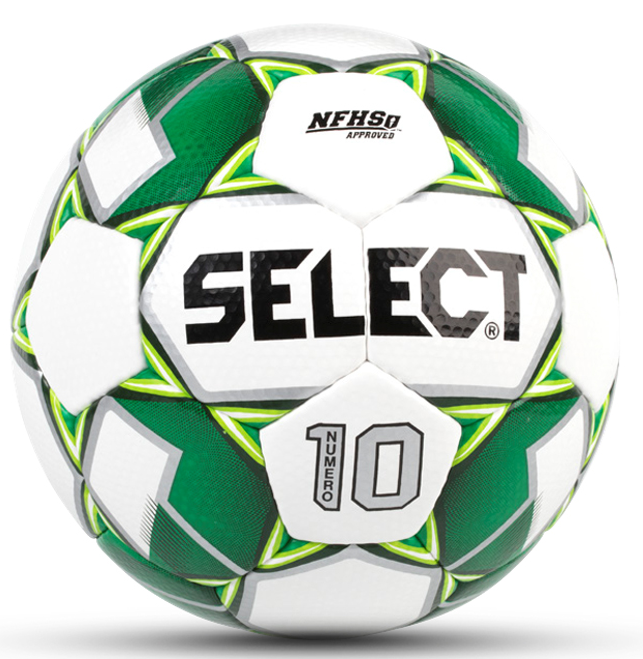 SELECT Numero 10 2018 Ball Balls Green Size 5 - Third Coast Soccer