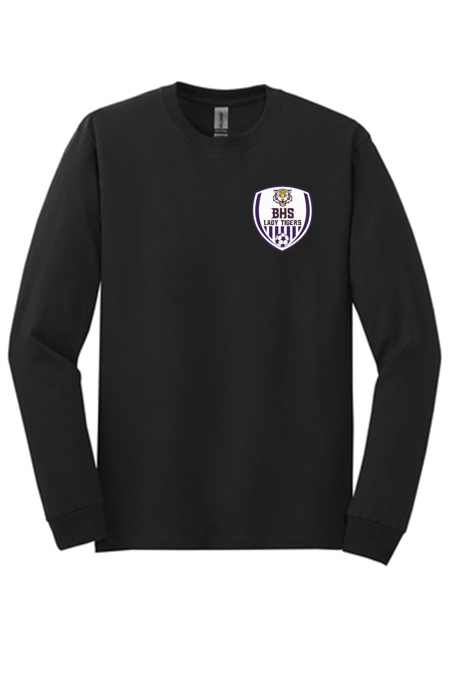 Benton Girls Soccer LS Tee  Black Youth Medium - Third Coast Soccer