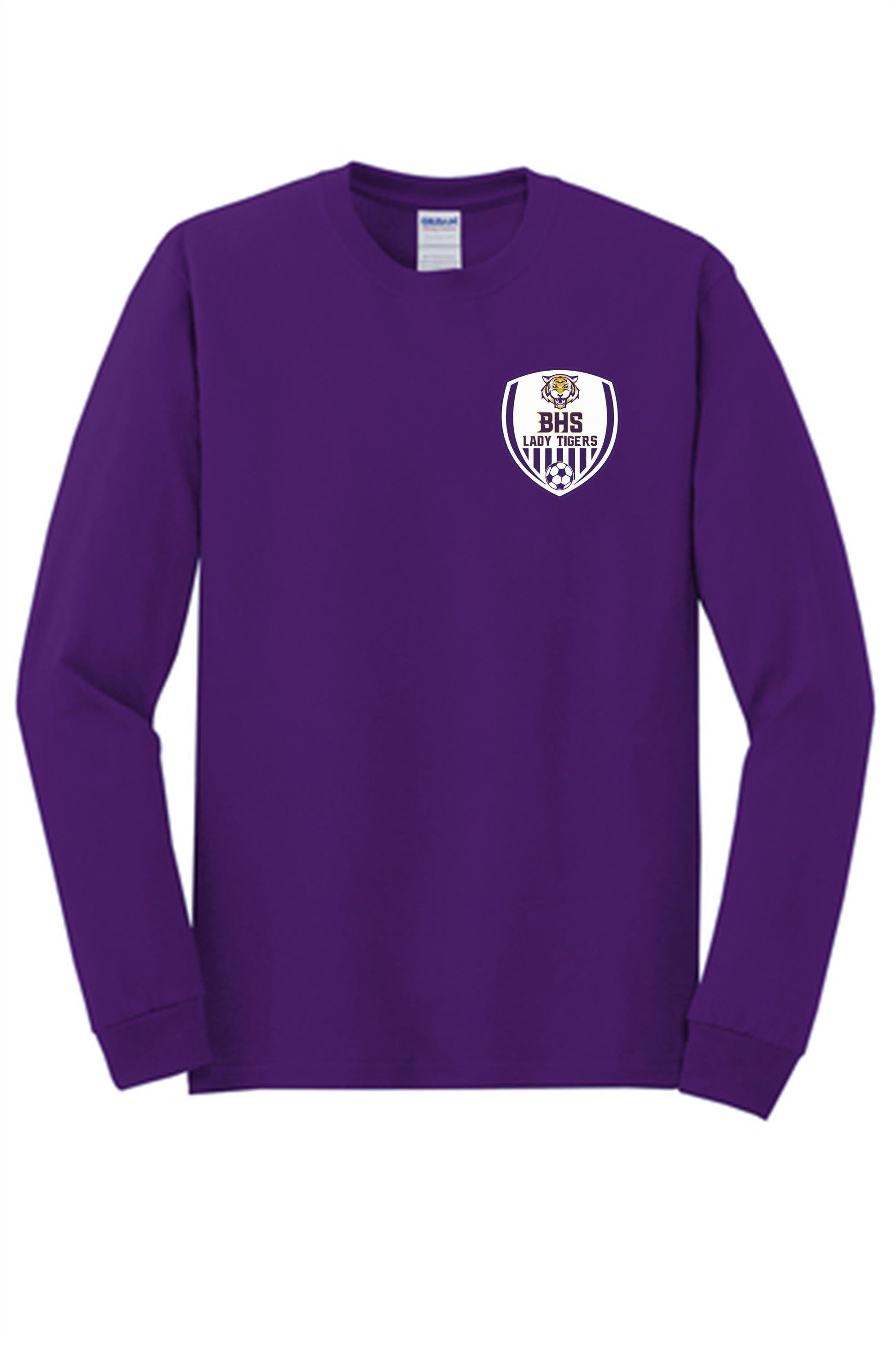 Benton Girls Soccer LS Tee  Purple Youth Medium - Third Coast Soccer