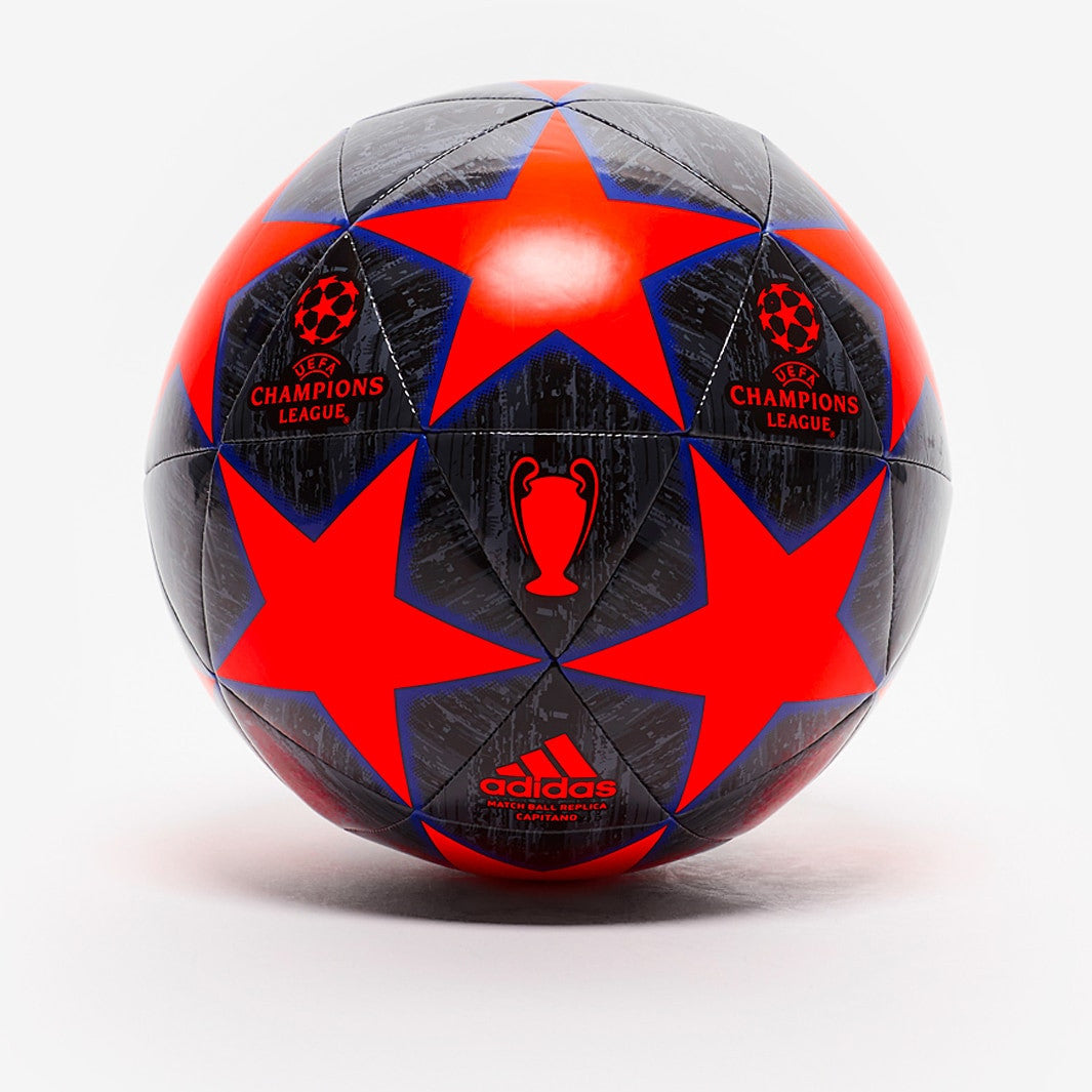 ADIDAS FINALE M CAPITANO BALL Balls Size 5 Black/Night Grey/Red - Third Coast Soccer