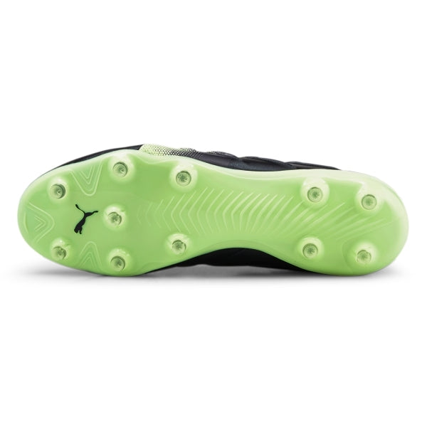 Puma King Platinum 21  FG/AG - Grey/Neon Yellow Men's Footwear Closeout   - Third Coast Soccer