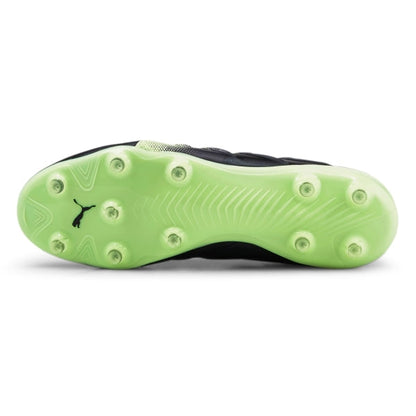 Puma King Platinum 21  FG/AG - Grey/Neon Yellow Men's Footwear Closeout   - Third Coast Soccer