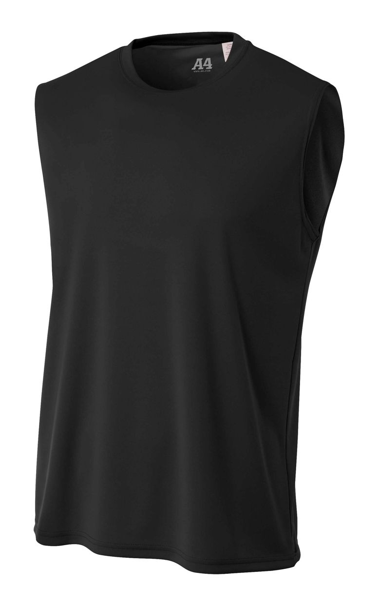 A4 Cooling Performance Muscle Training Wear Black Mens Small - Third Coast Soccer