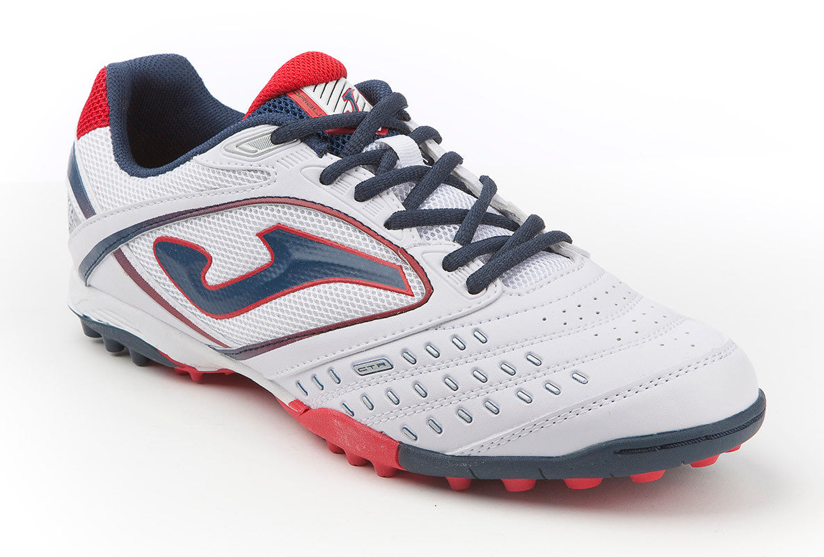Joma Dribling Turf - White/Navy/Red Mens Turf White/Navy/Red 6.5 - Third Coast Soccer