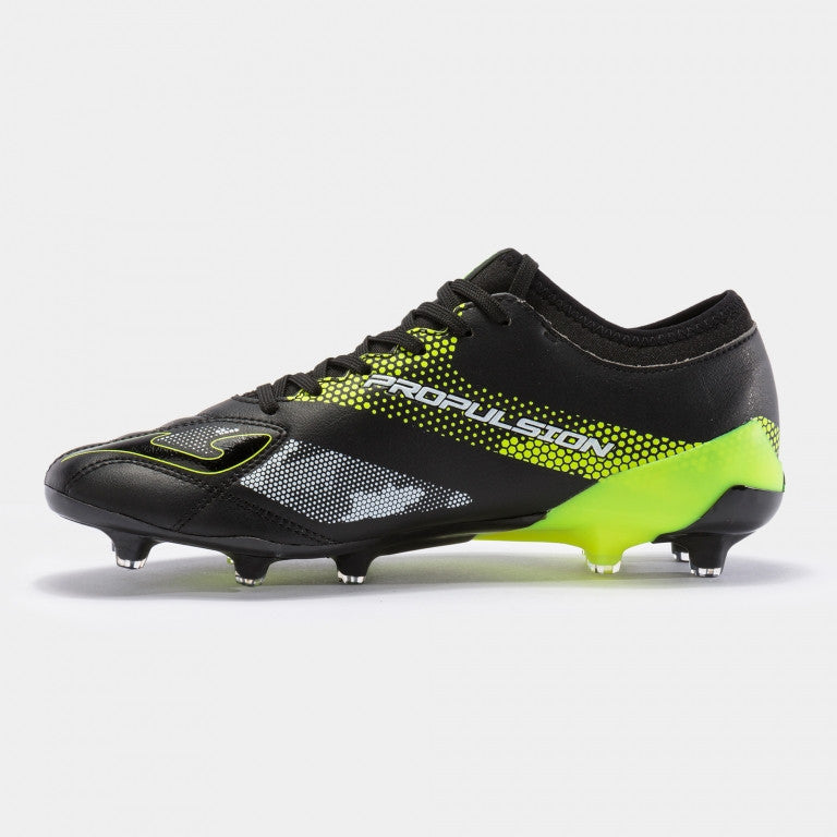 Joma Propulsion Cup FG - Black/Lemon Fluor/White Mens Footwear Black/Lemon Mens 7 - Third Coast Soccer