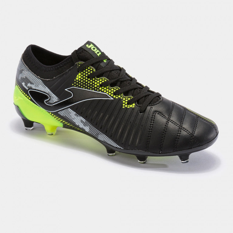 Joma Propulsion Cup FG - Black/Lemon Fluor/White Mens Footwear Black/Lemon Mens 6 - Third Coast Soccer