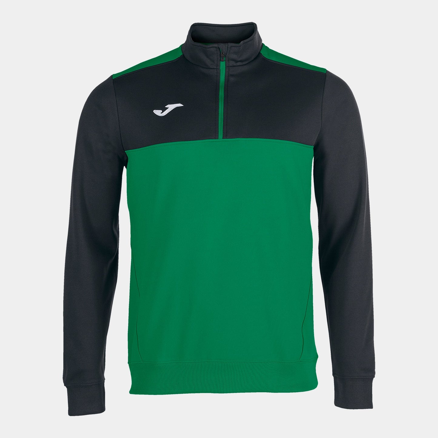 Joma Winner 1/2 Zip Top Jackets Green Medium/Black Youth X-Small - Third Coast Soccer