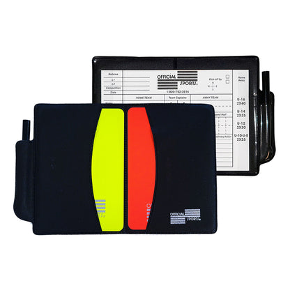 Official Sports Data Wallet with Pencil Referee Accessories   - Third Coast Soccer